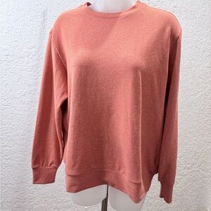 Uniqlo Soft Knitted Fleece Crew Neck Long-Sleeve T-Shirt